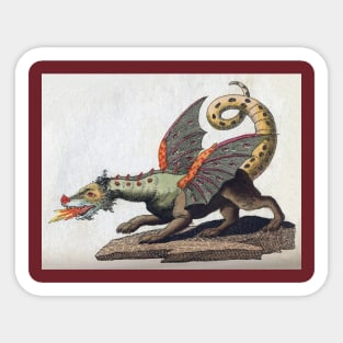 Mixed-up Dragon Sticker